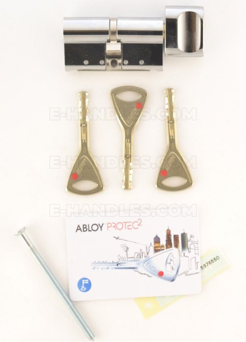 ABLOY PROTEC2 CY323 46×46G, Klucz-gałka, chrom polerowany